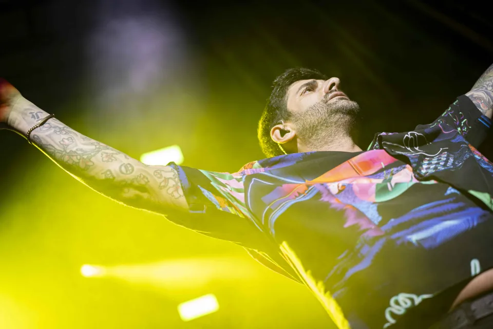 Fotografía de Melendi en concierto