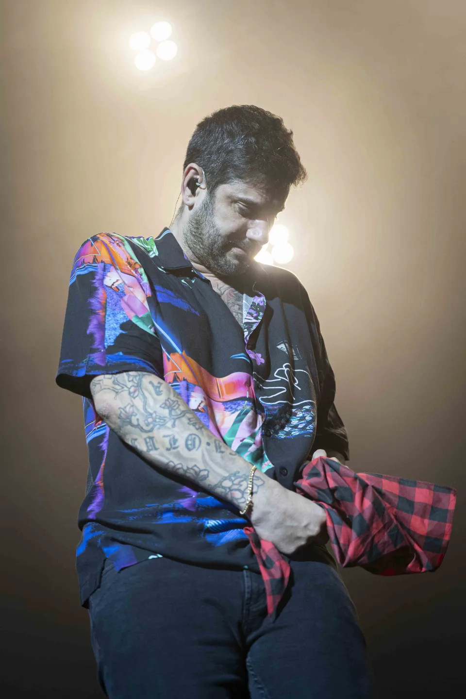 Fotografía de Melendi en concierto