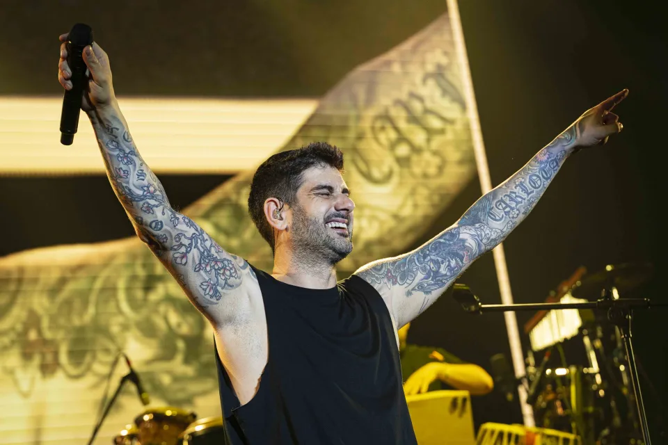 Fotografía de Melendi en concierto
