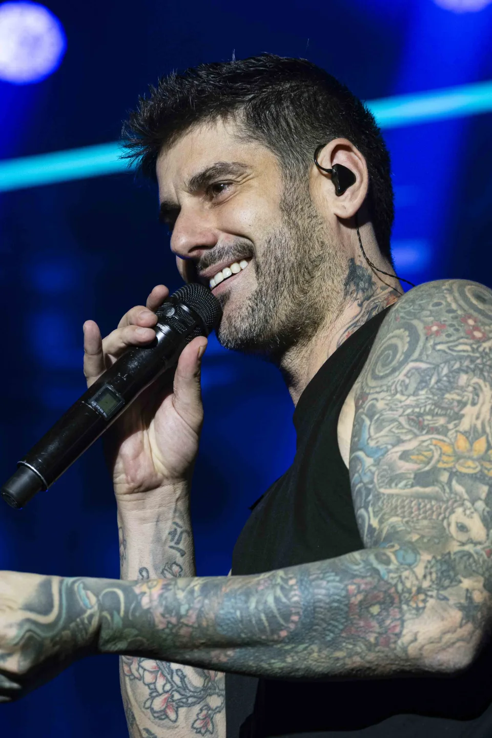 Fotografía de Melendi en concierto