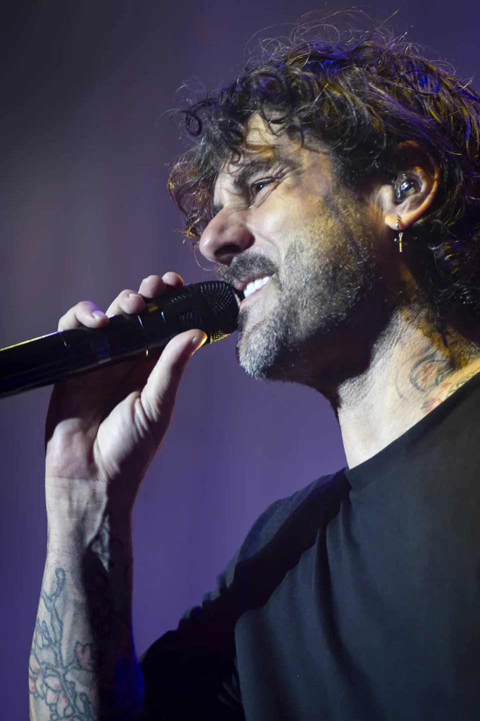 Fotografía de Melendi en concierto