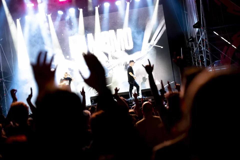 Fotografía de El momo en concierto