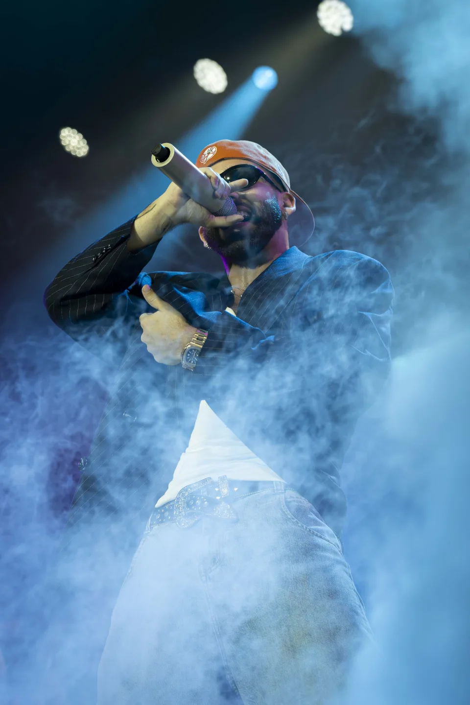 Fotografía de Manuel Turizo en concierto