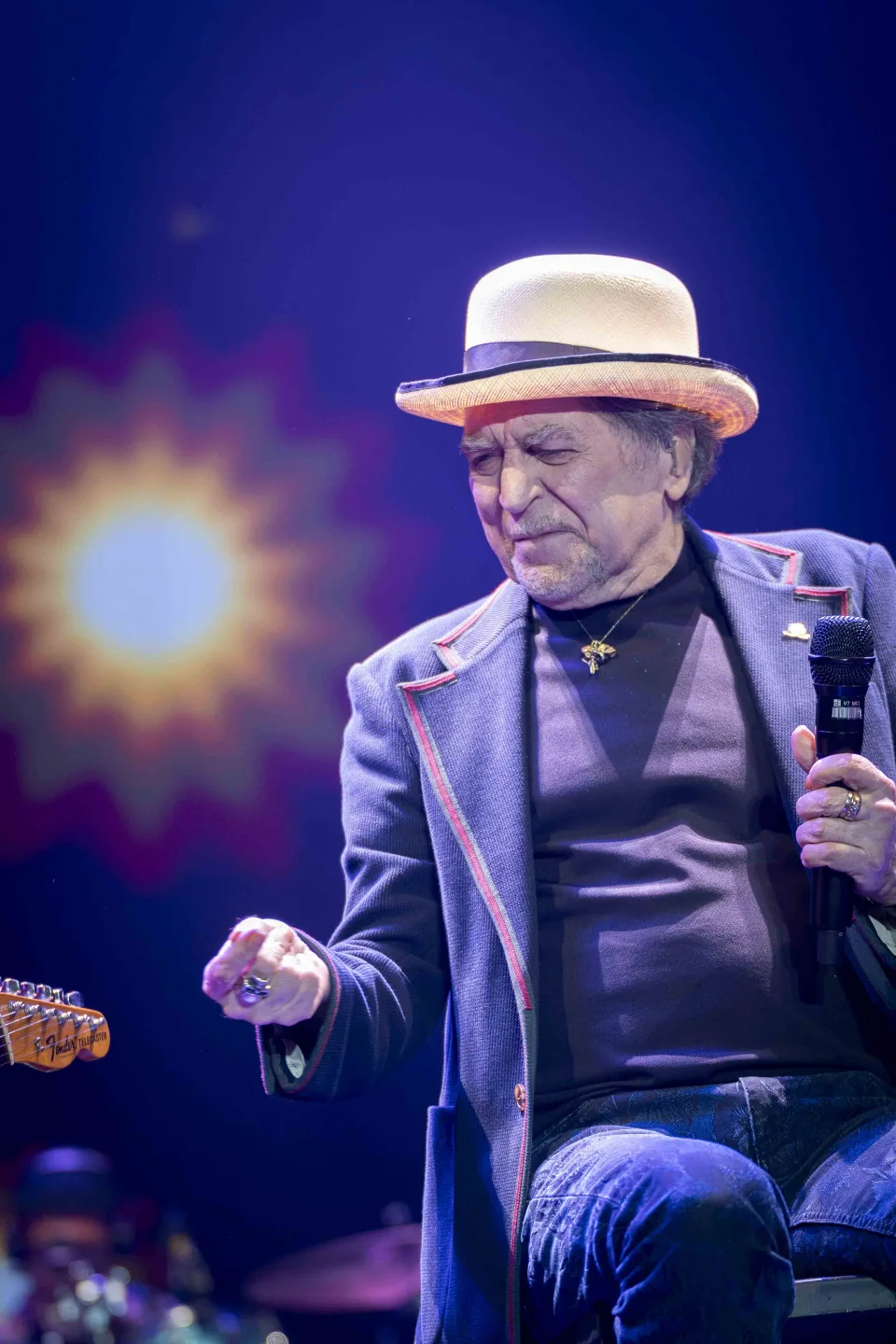 Fotografía de Sabina en concierto