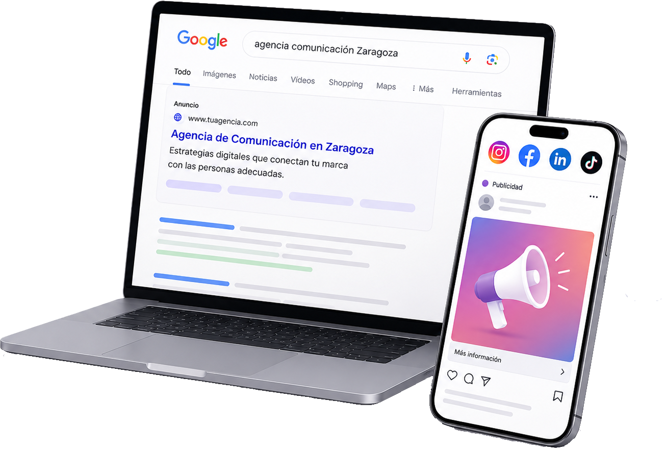 Publicidad digital y Ads en Zaragoza