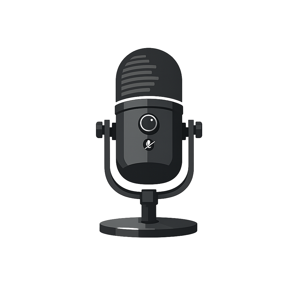 Micrófono de podcast profesional