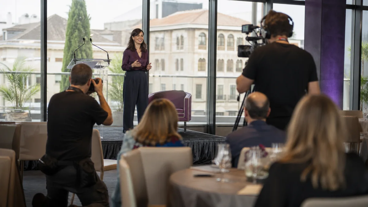 Cobertura audiovisual de un evento corporativo