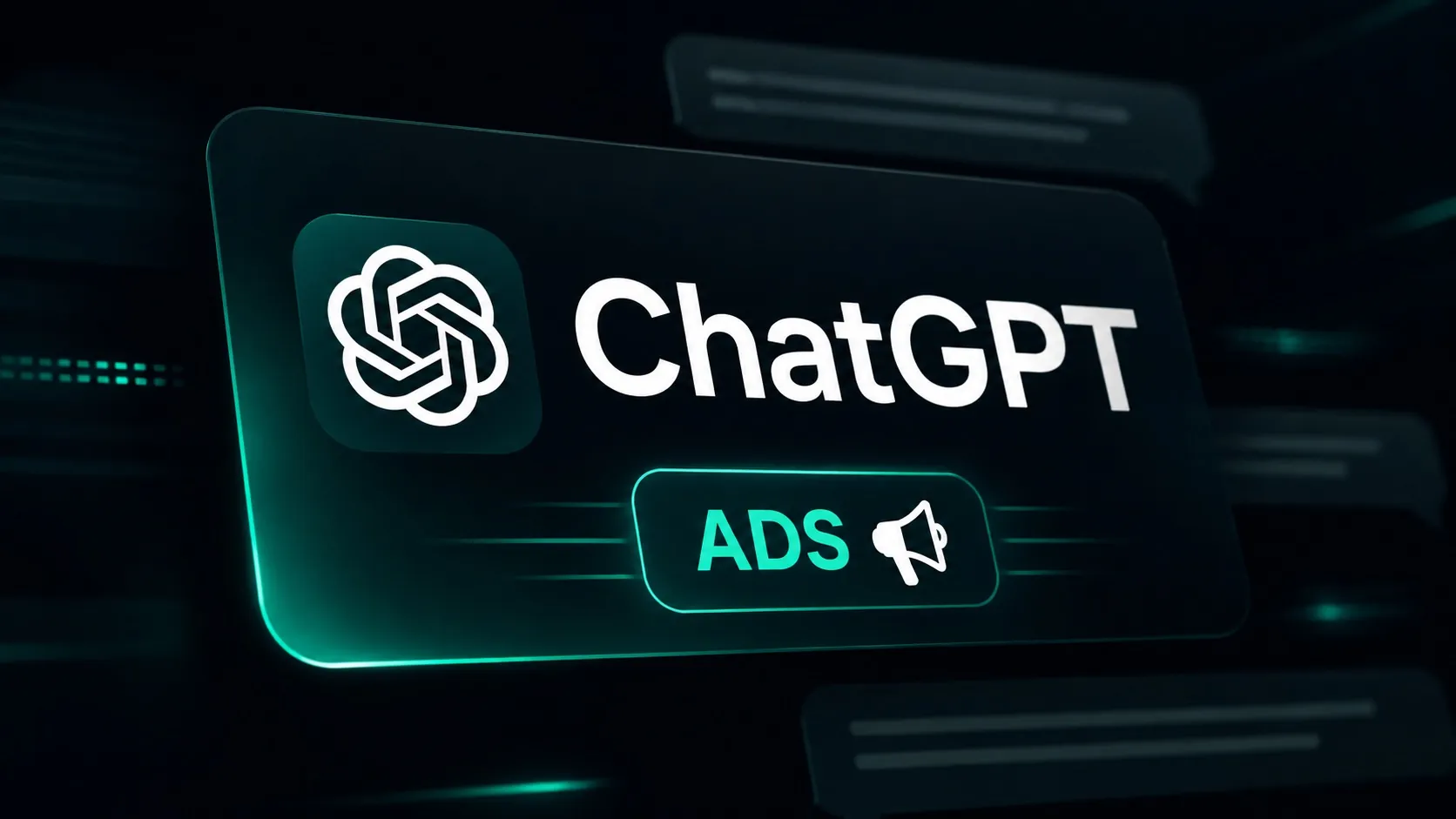 Publicidad de ChatGPT Ads mostrada durante una conversación con inteligencia artificial